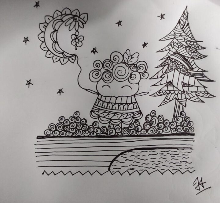 Sunday Artwork By Jhilam Adhikary